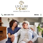 Live Life And Smile Homecare Services website mobile version